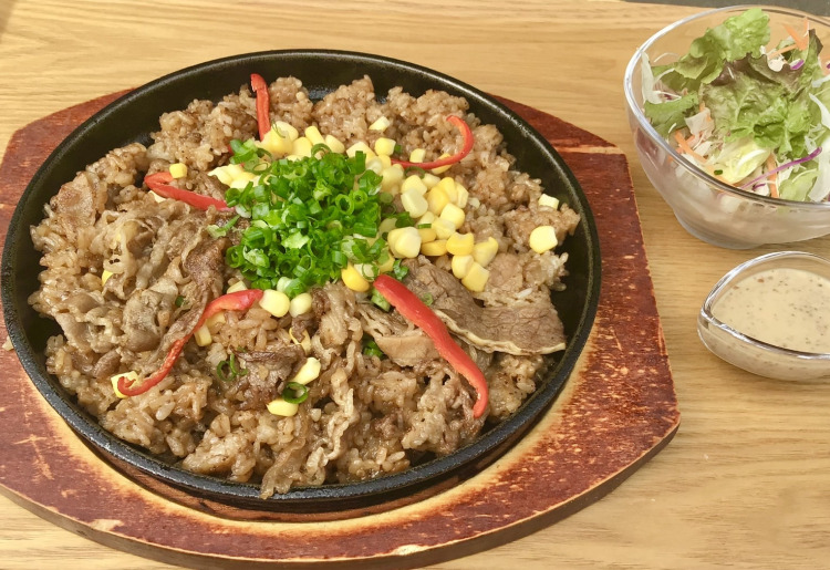 ビーフガーリックライス