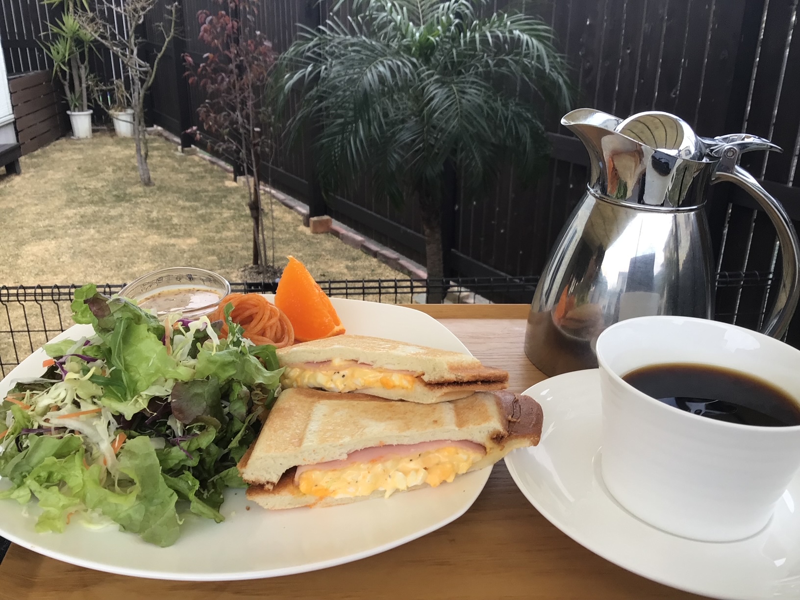 ホットサンドモーニング